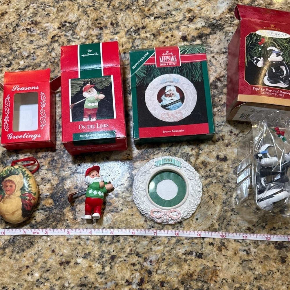Hallmark Keepsake Ornaments Lot of 4 Looney Tunes, On The Links